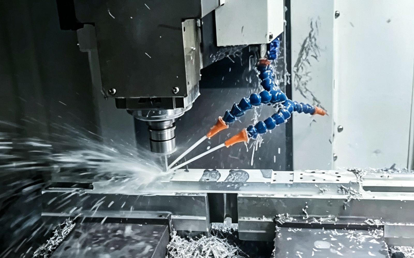 5‑axis CNC milling machine for high precision custom metal component processing